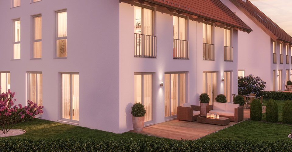 Neubau von 6 Doppelhaushälften in Gilching